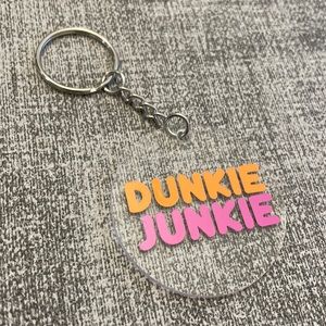 Dunkie Junkie Acrylic Keychain